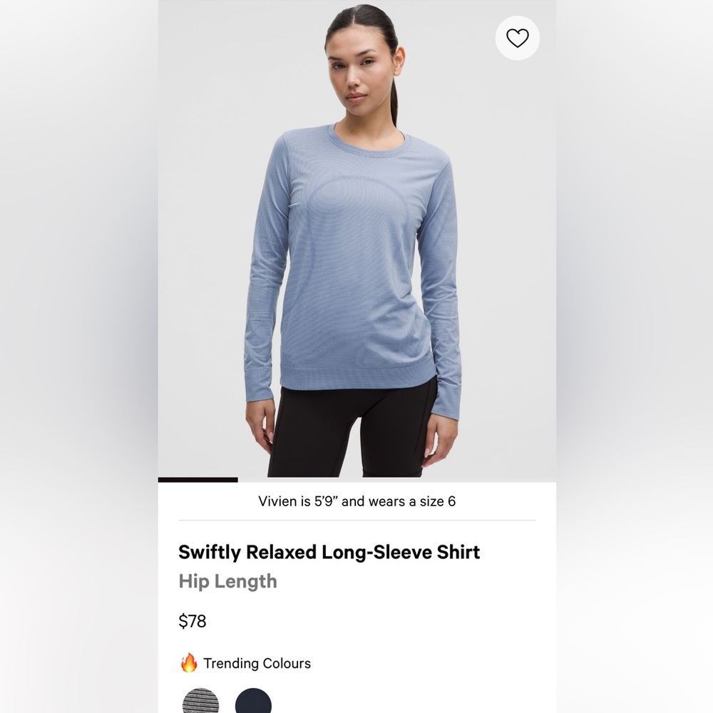 EUC: lululemon athletica Swiftly Relaxed Long Sleeve Sz 12 - Picture 4 of 4